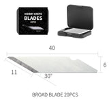 DSPIAE Hobby Knife Spare Blades (20pcs) DK-B - A-Z Toy Hobby