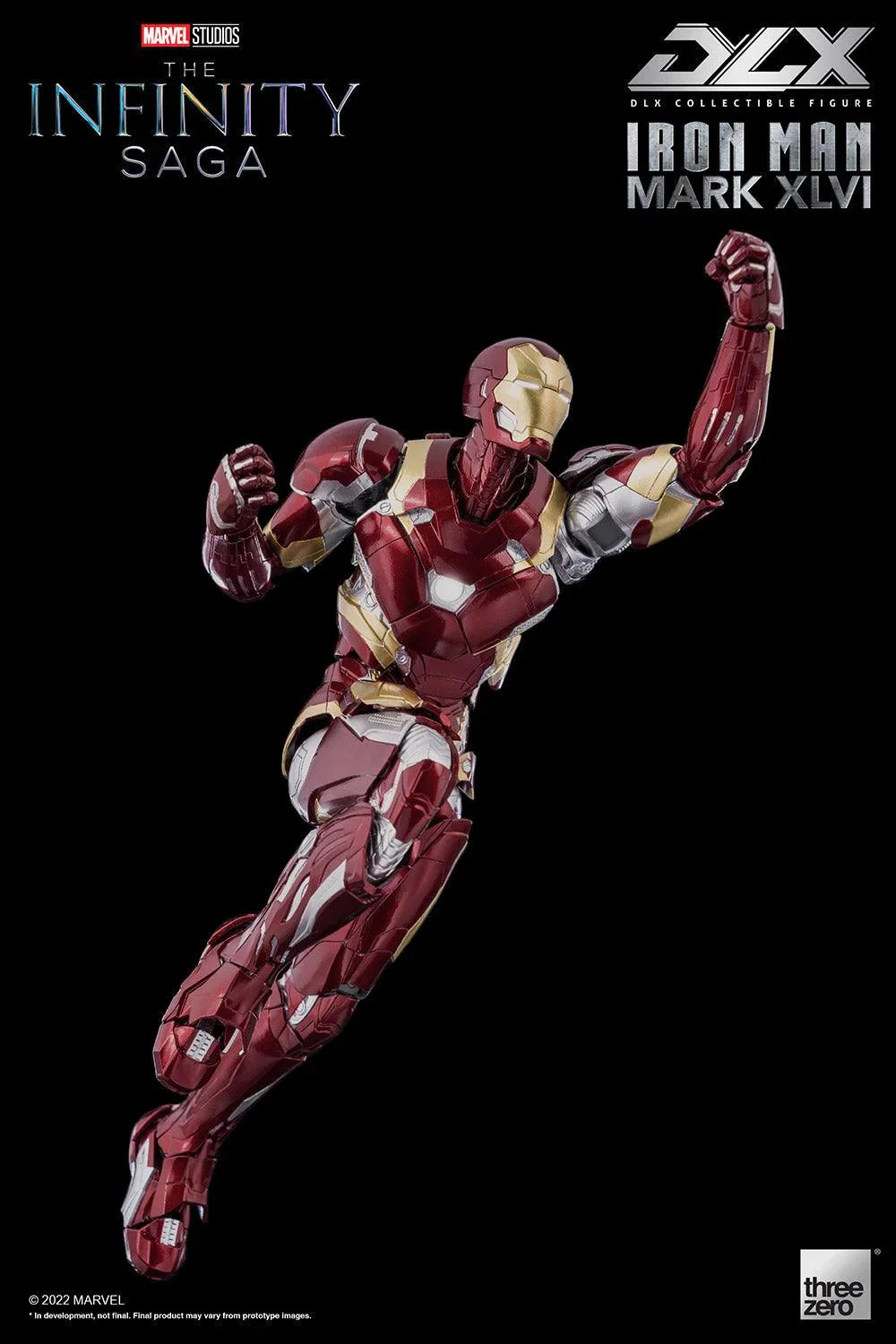 Threezero Infinity Saga DLX Iron Man Mark 46 1/12 Action Figure - A-Z Toy Hobby