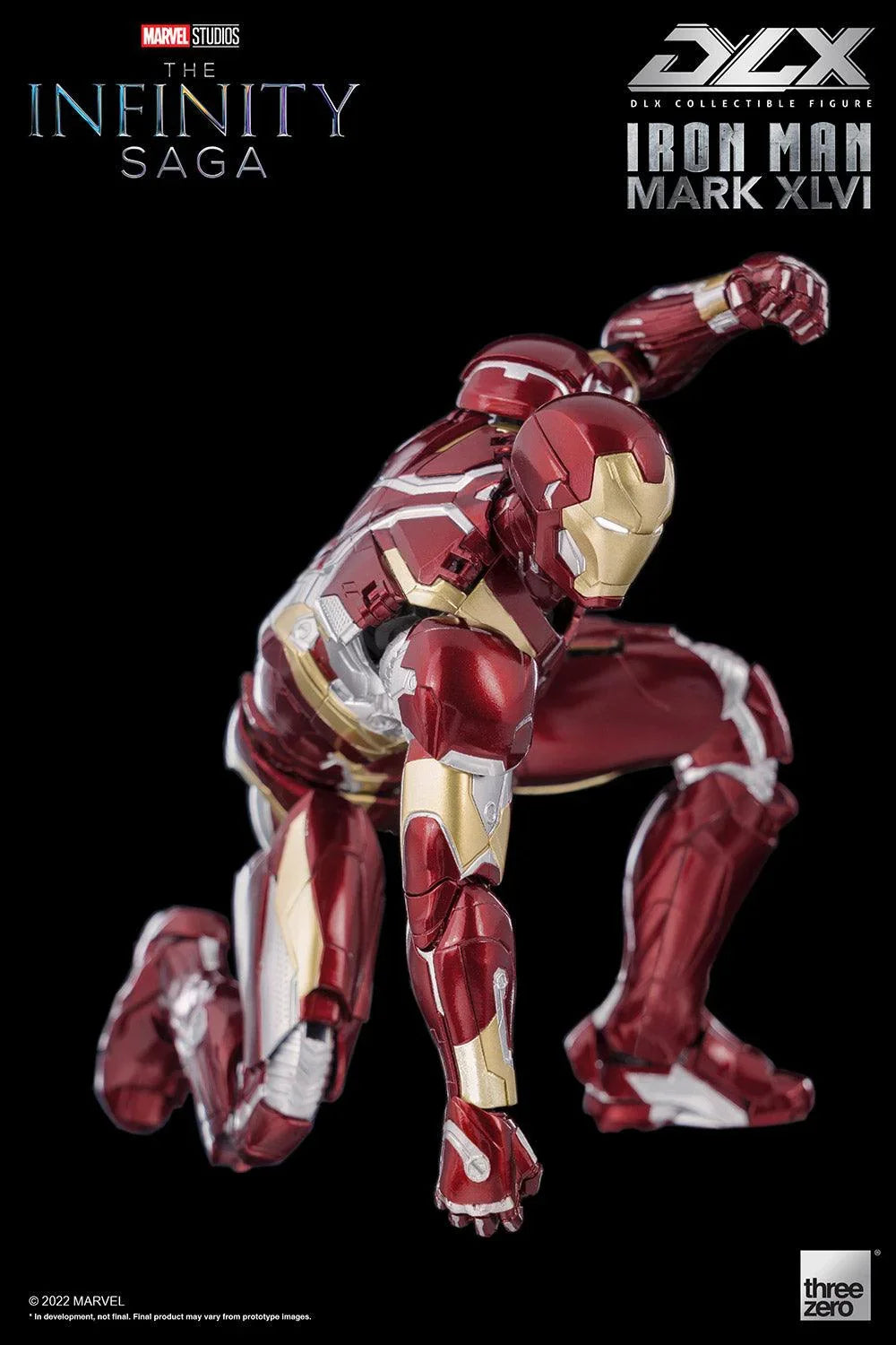 Threezero Infinity Saga DLX Iron Man Mark 46 1/12 Action Figure - A-Z Toy Hobby