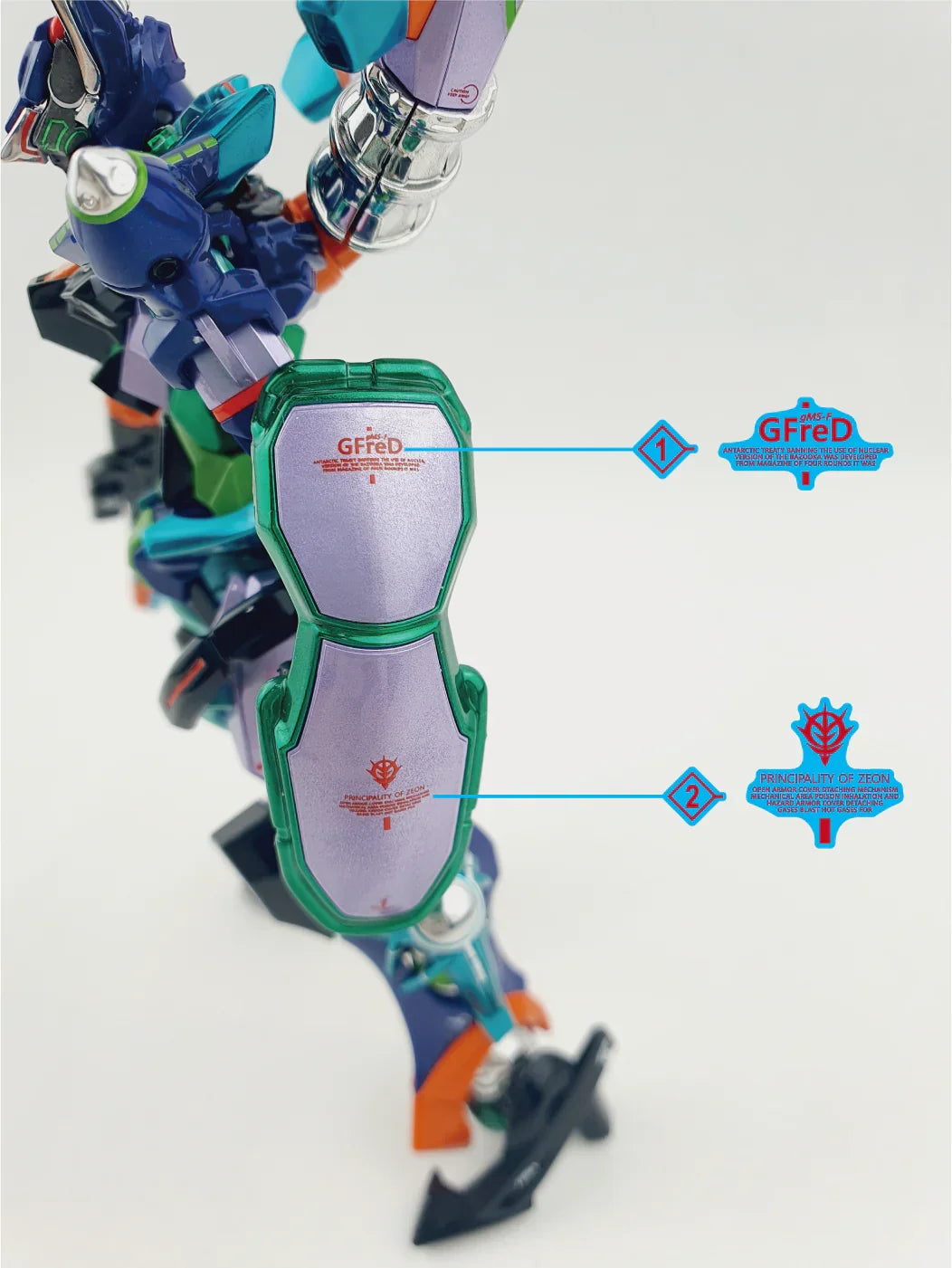 Delpi Water Decal For HG GFreD - A-Z Toy Hobby