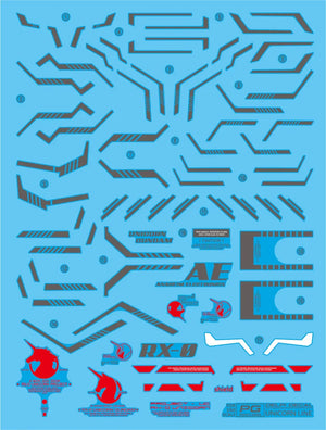Delpi Additional Line Water Decal For PG Unicorn - A-Z Toy Hobby