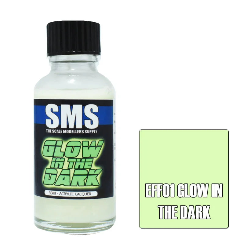 SMS EFF01 Effects Glow In The Dark Paint 30ml - A-Z Toy Hobby
