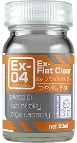 Gaia Notes EX-04 EX-Flat Clear Lacquer Paint 50ml - A-Z Toy Hobby