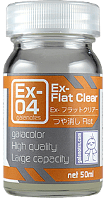 Gaia Notes EX-04 EX-Flat Clear Lacquer Paint 50ml - A-Z Toy Hobby