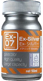 Gaia Notes EX-07 EX-Silver Lacquer Paint 50ml - A-Z Toy Hobby