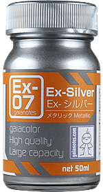 Gaia Notes EX-07 EX-Silver Lacquer Paint 50ml - A-Z Toy Hobby