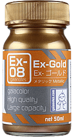 Gaia Notes EX-08 EX-Gold Lacquer Paint 50ml - A-Z Toy Hobby