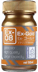Gaia Notes EX-08 EX-Gold Lacquer Paint 50ml - A-Z Toy Hobby