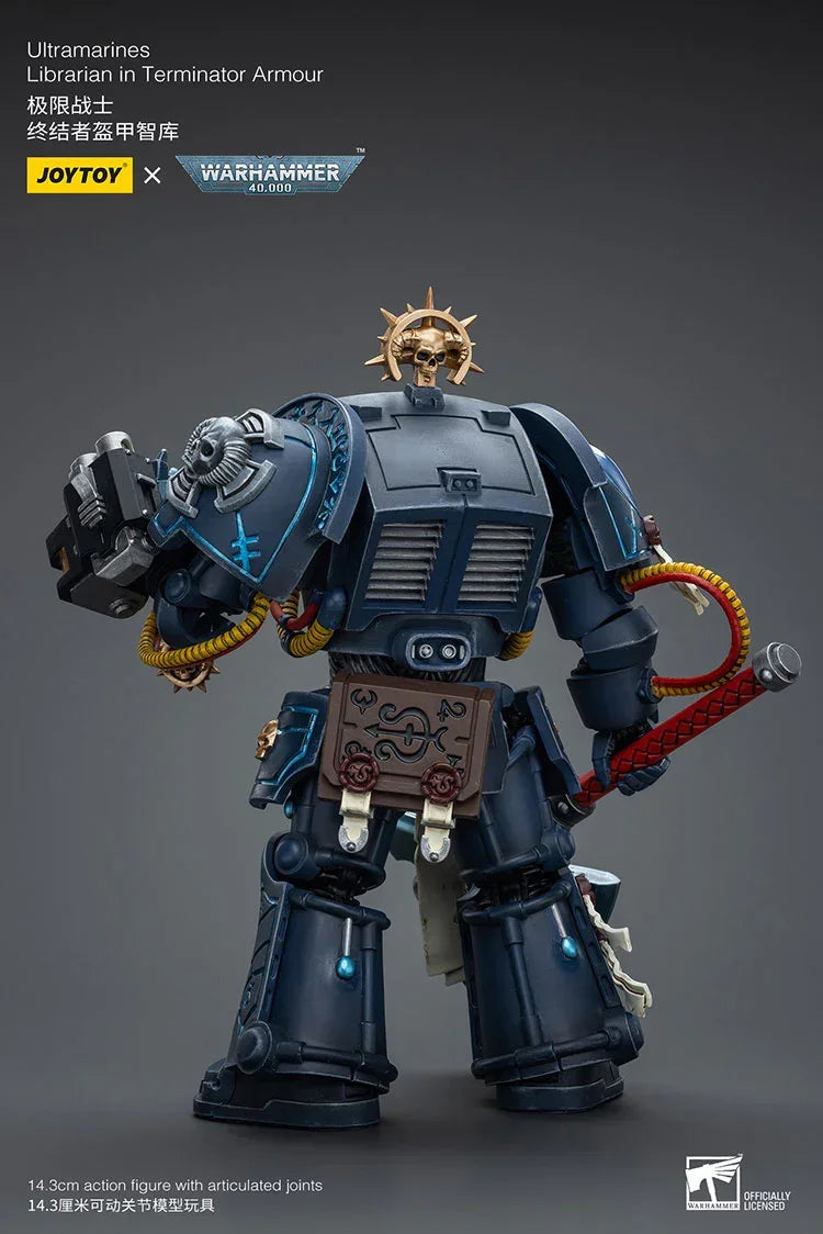 Joy Toy Warhammer 40K Ultramarines Librarian in Terminator Armor 1/18 Action Figure - A-Z Toy Hobby