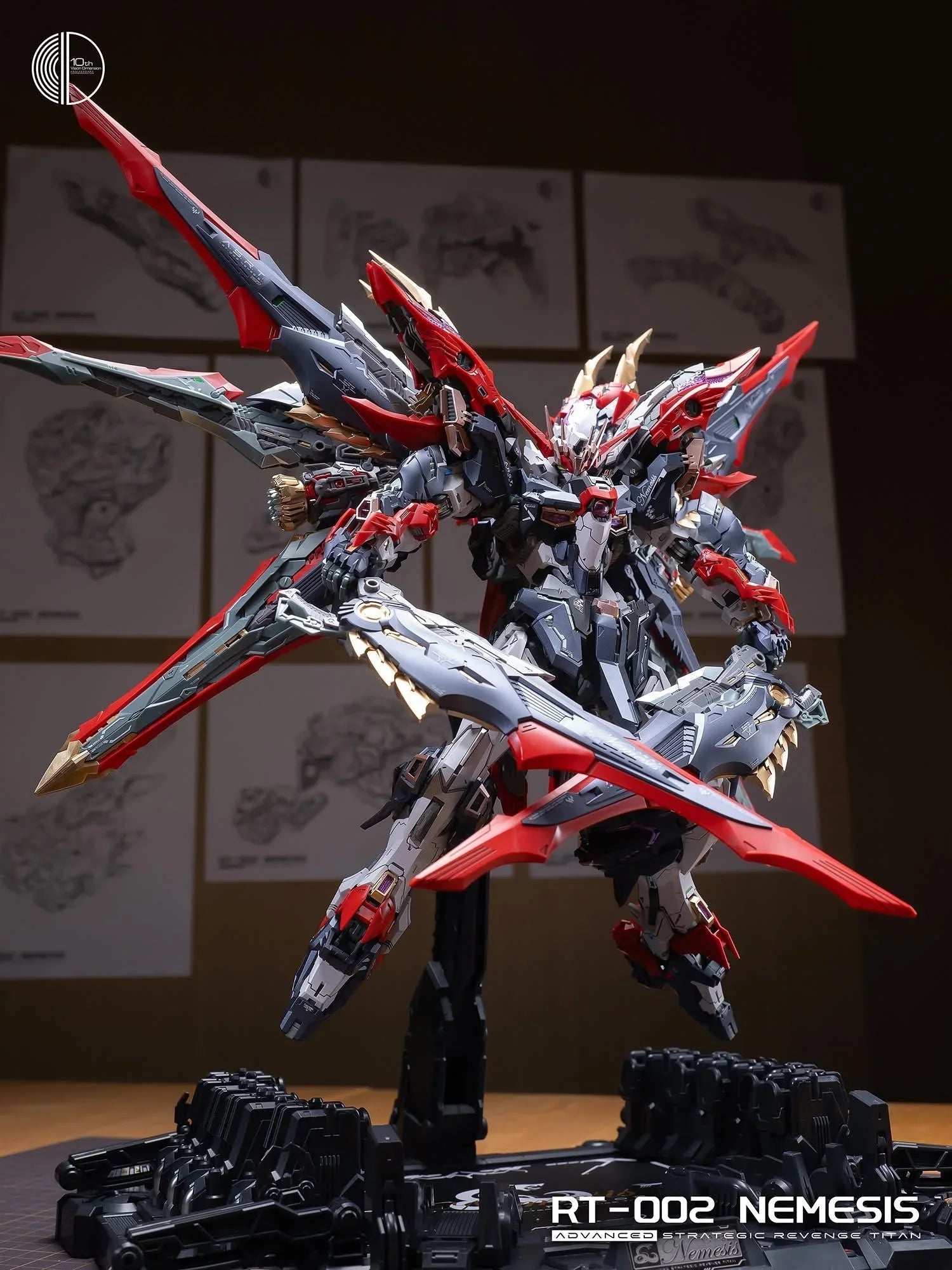 Infinite Dimension RT-002 Nemesis Advanced Strategic Revenge Titan 1/100 Model Kit - A-Z Toy Hobby
