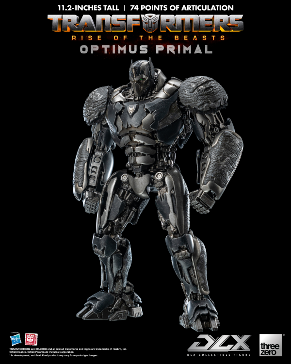 Threezero Transformers Rise of the Beasts DLX Optimus Primal Action Figure