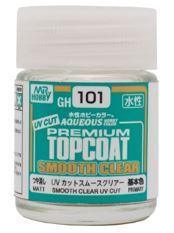 Mr. Hobby GH101 Aqueous Premium Top Coat Smooth Clear UV Cut Matt Paint 18ml - A-Z Toy Hobby