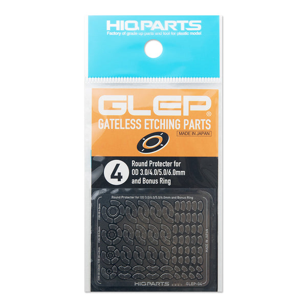 HIQParts Gateless Etching Parts Round Protector for OD and Bonus Ring