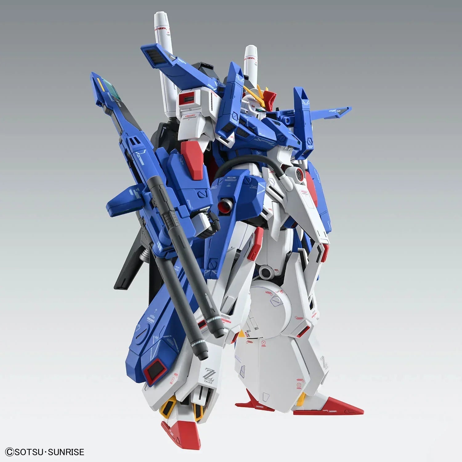 MG フルアーマーZZガンダム 1/100 機動戦士ガンダムZZ」よりガンプラ「MG 未組立 1/100 \"Ver.Ka\" フルアーマーZZガンダム ロボット
