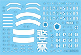 Delpi Water Decal For HG Police Zaku - A-Z Toy Hobby