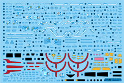 Delpi Water Decal For HG Doven Wolf ZZ Ver. - A-Z Toy Hobby