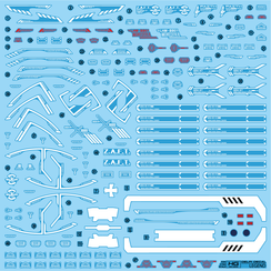 Delpi Water Decal For HG Legend
