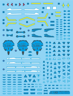 Delpi Water Decal For HG G-Self with Perfect Pack - A-Z Toy Hobby