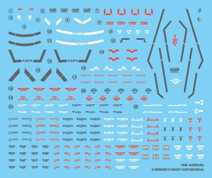 G-Rework Water Decal For HG Aerial - A-Z Toy Hobby