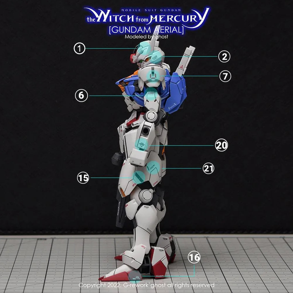 G-Rework Water Decal For HG Aerial - A-Z Toy Hobby