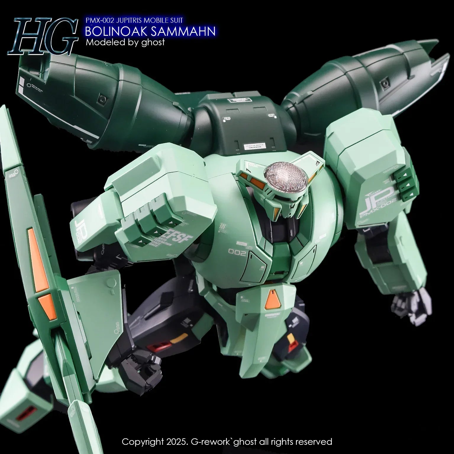 G-Rework Water Decal For HG Bolinoak Sammahn - A-Z Toy Hobby