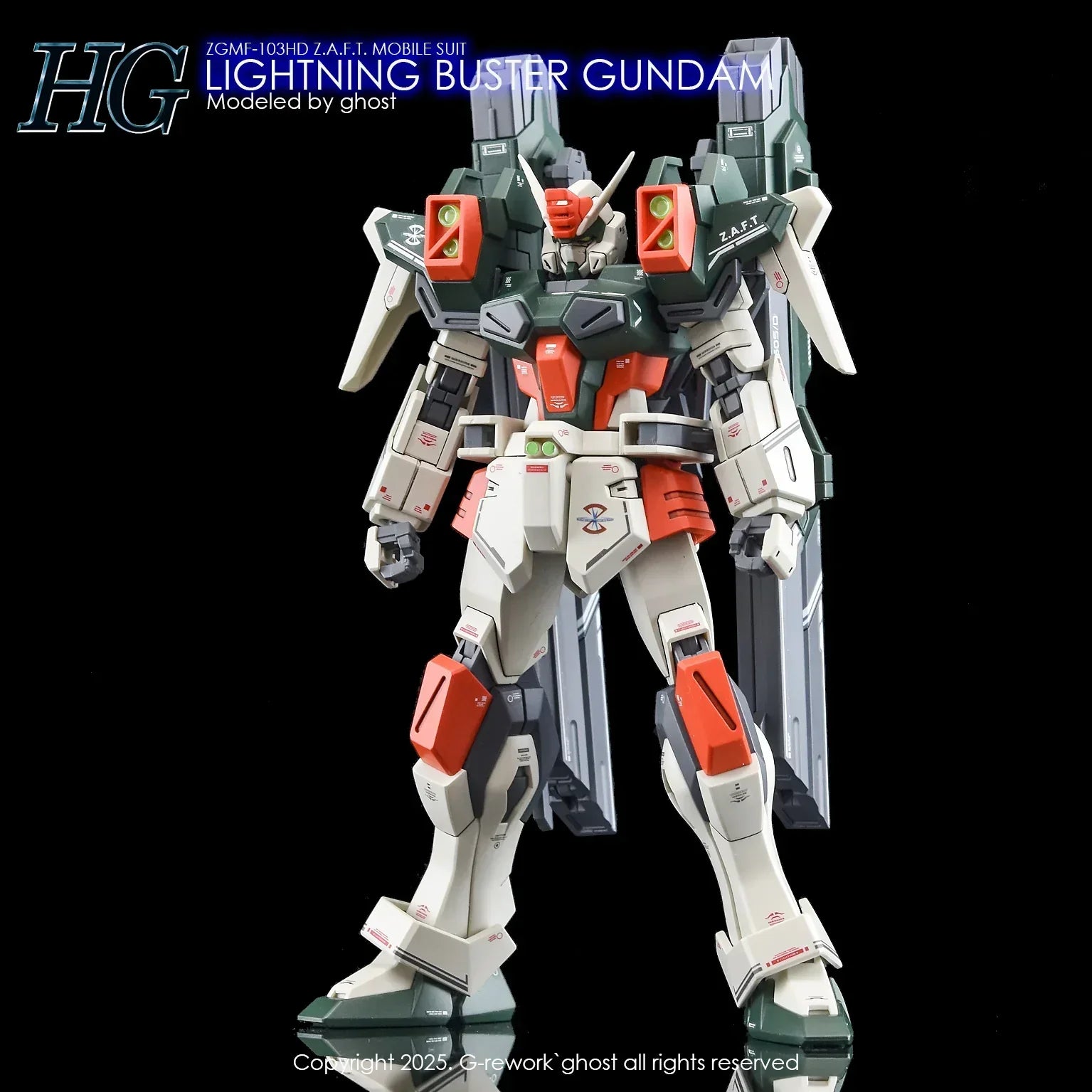 G-Rework Water Decal For HG Lightning Buster - A-Z Toy Hobby
