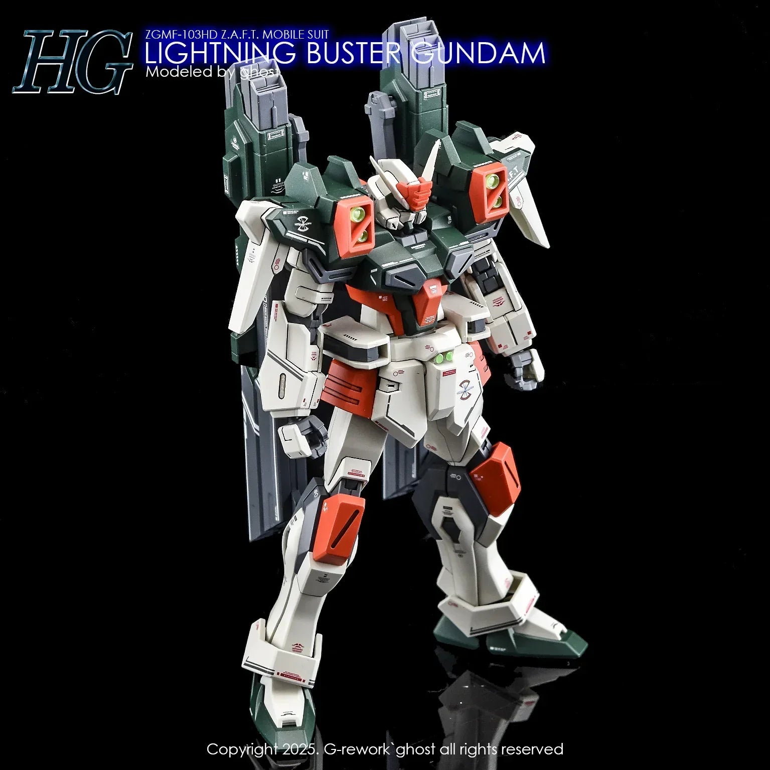 G-Rework Water Decal For HG Lightning Buster - A-Z Toy Hobby
