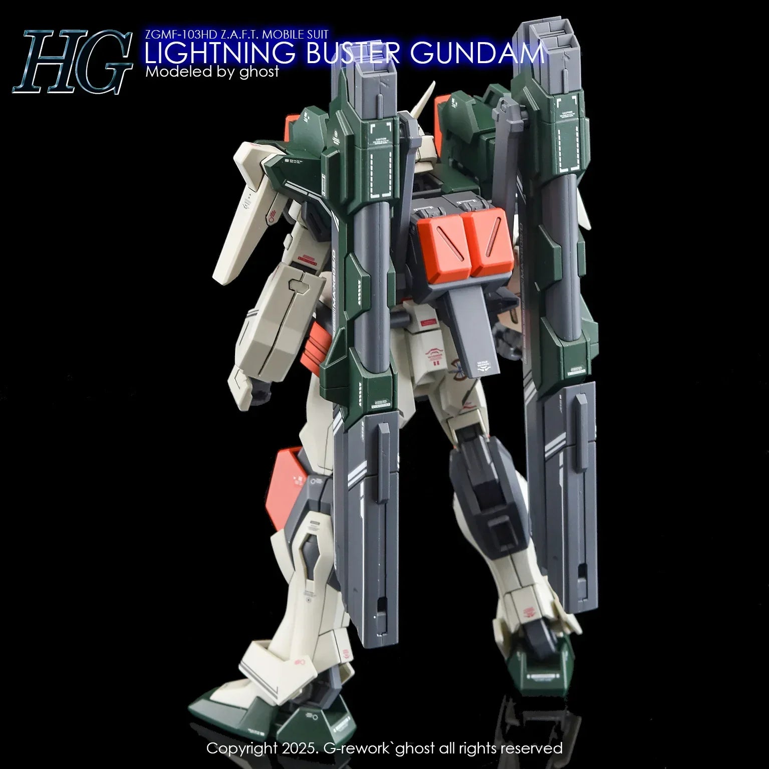 G-Rework Water Decal For HG Lightning Buster - A-Z Toy Hobby
