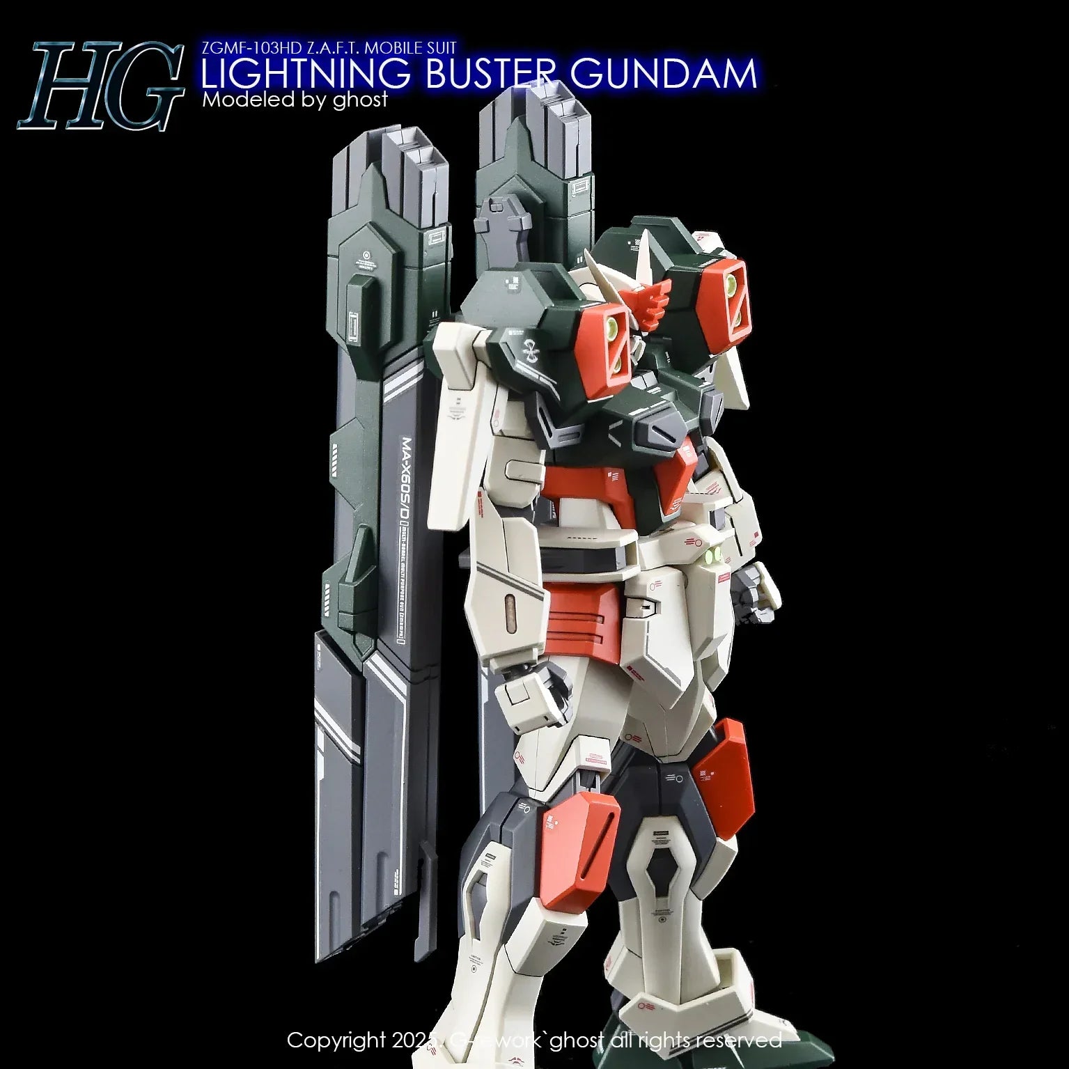 G-Rework Water Decal For HG Lightning Buster - A-Z Toy Hobby