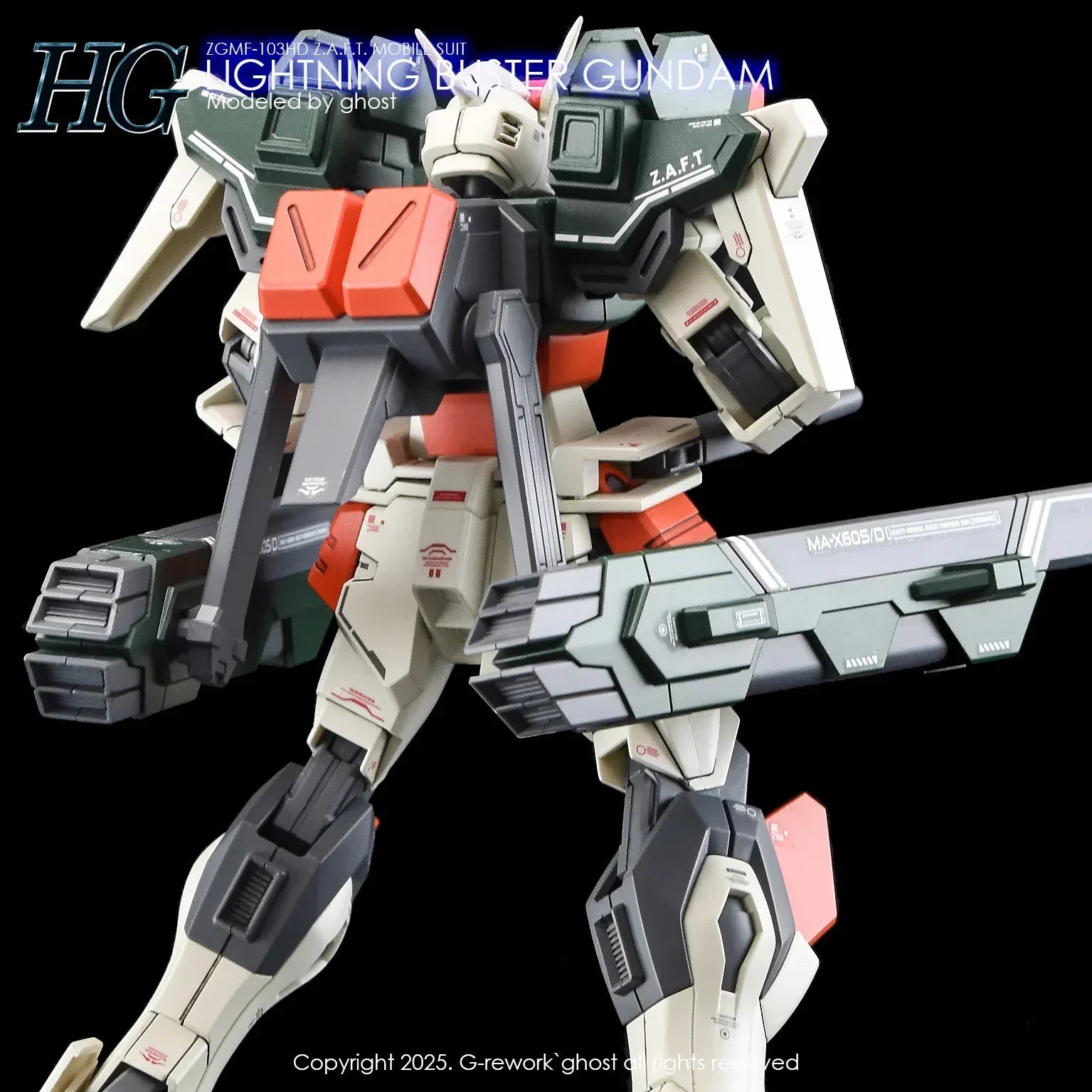 G-Rework Water Decal For HG Lightning Buster - A-Z Toy Hobby