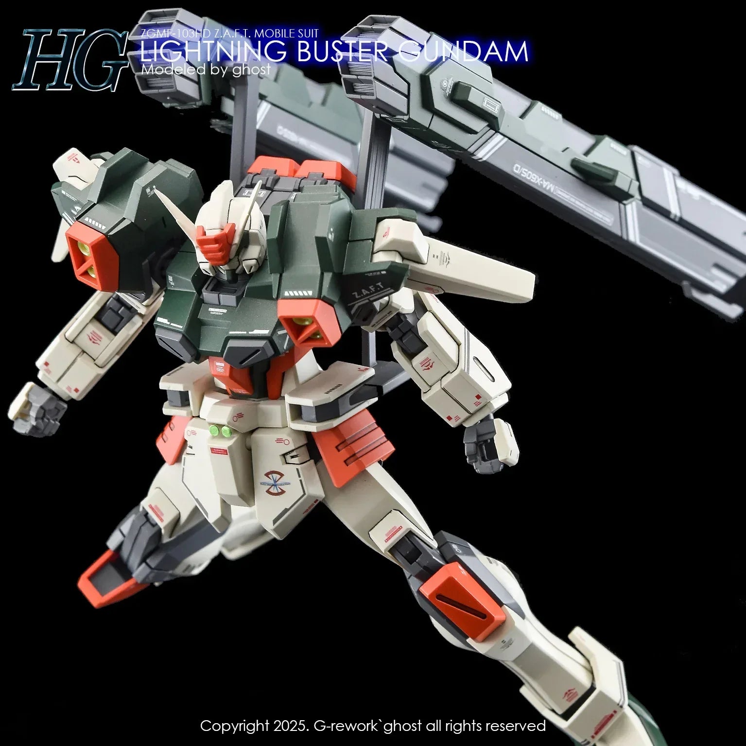 G-Rework Water Decal For HG Lightning Buster - A-Z Toy Hobby