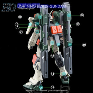 G-Rework Water Decal For HG Lightning Buster - A-Z Toy Hobby