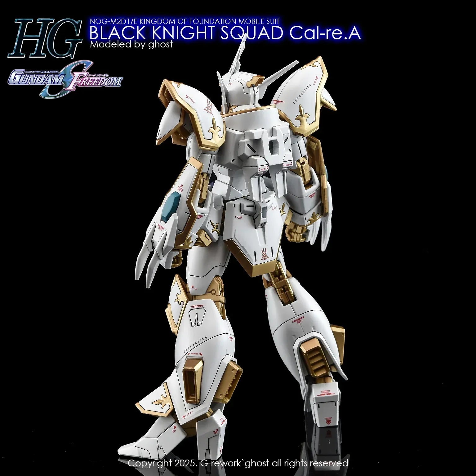 G-Rework Water Decal For HG Black Knight Cal-re.A - A-Z Toy Hobby