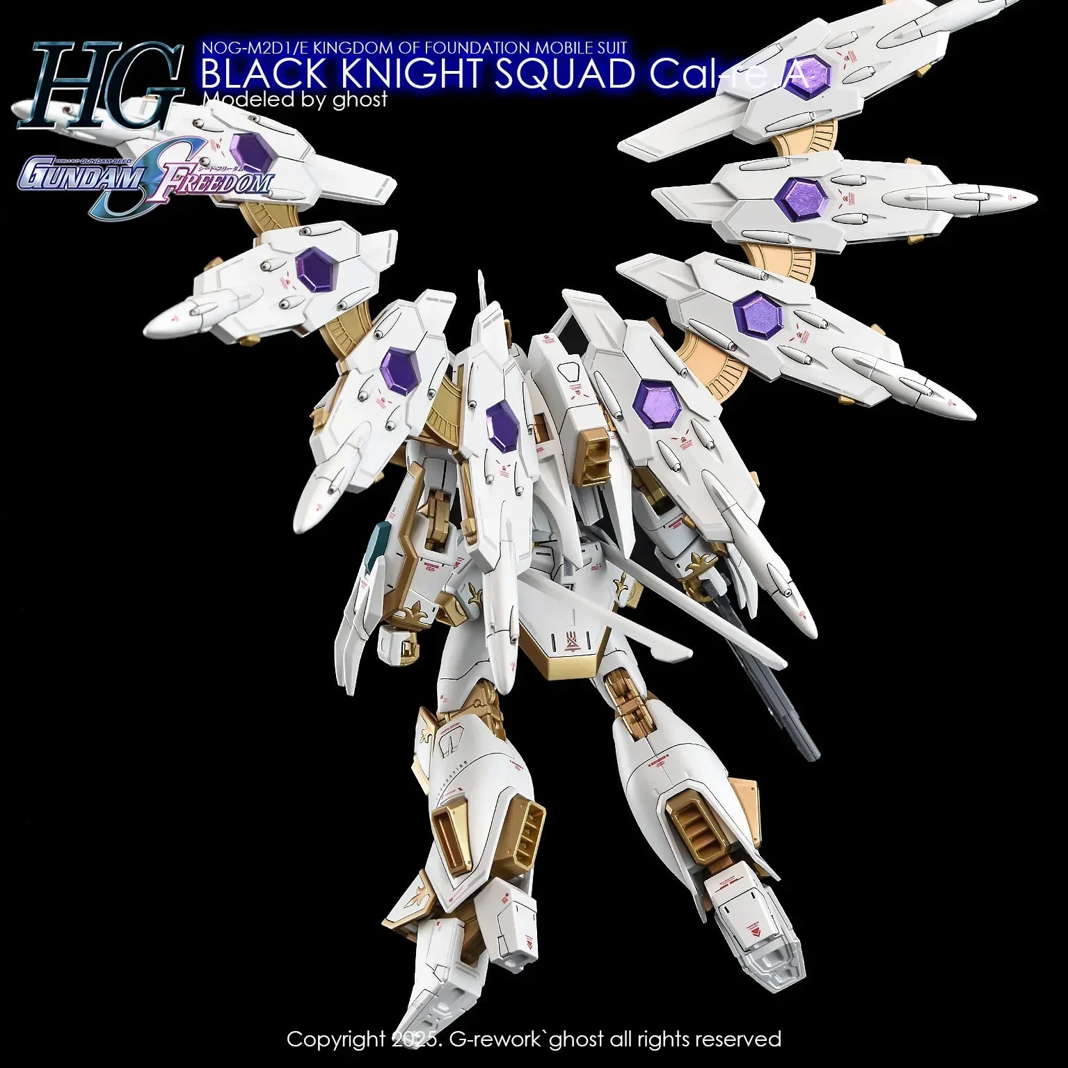 G-Rework Water Decal For HG Black Knight Cal-re.A - A-Z Toy Hobby