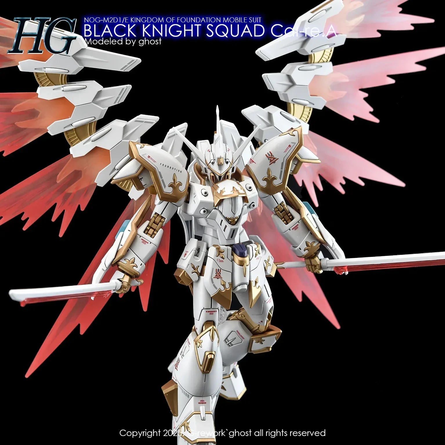 G-Rework Water Decal For HG Black Knight Cal-re.A - A-Z Toy Hobby