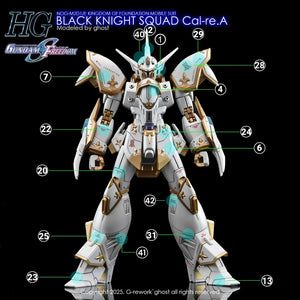 G-Rework Water Decal For HG Black Knight Cal-re.A - A-Z Toy Hobby