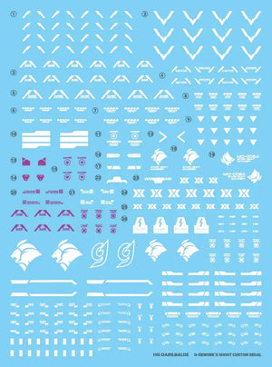 G-Rework Water Decal For HG Darilbalde - A-Z Toy Hobby