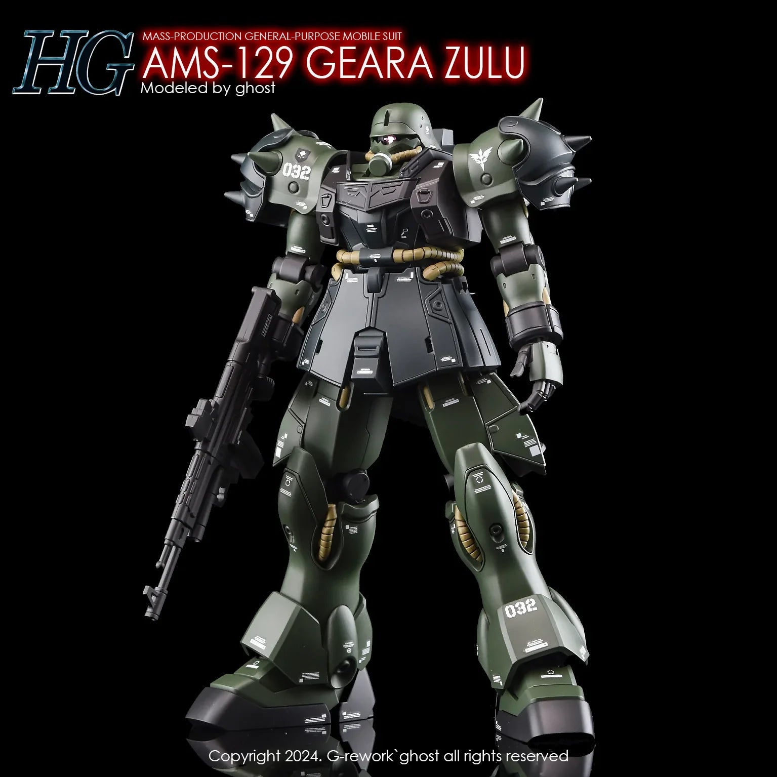 G-Rework Water Decal For HG Geara Zulu - A-Z Toy Hobby