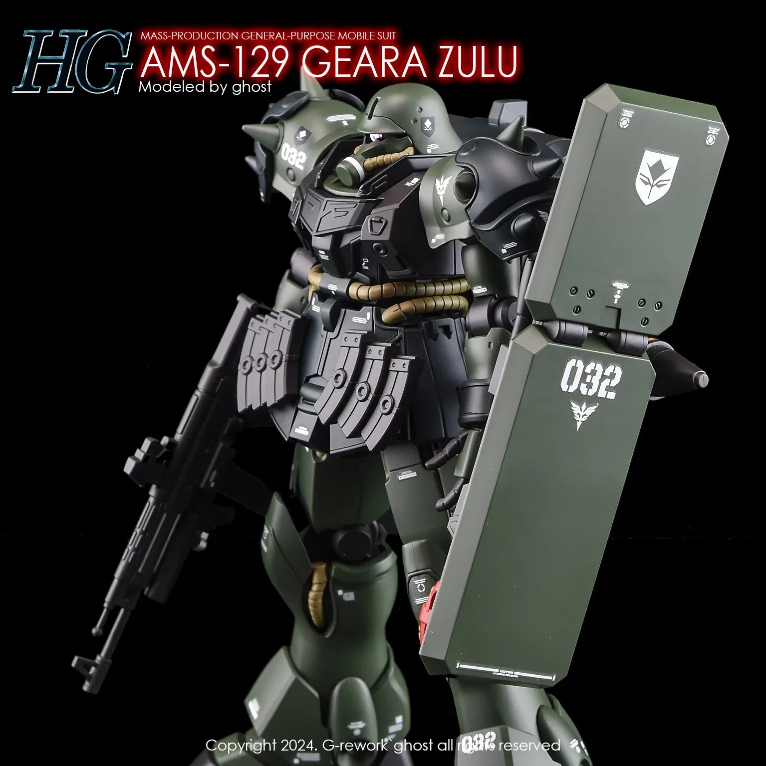 G-Rework Water Decal For HG Geara Zulu - A-Z Toy Hobby