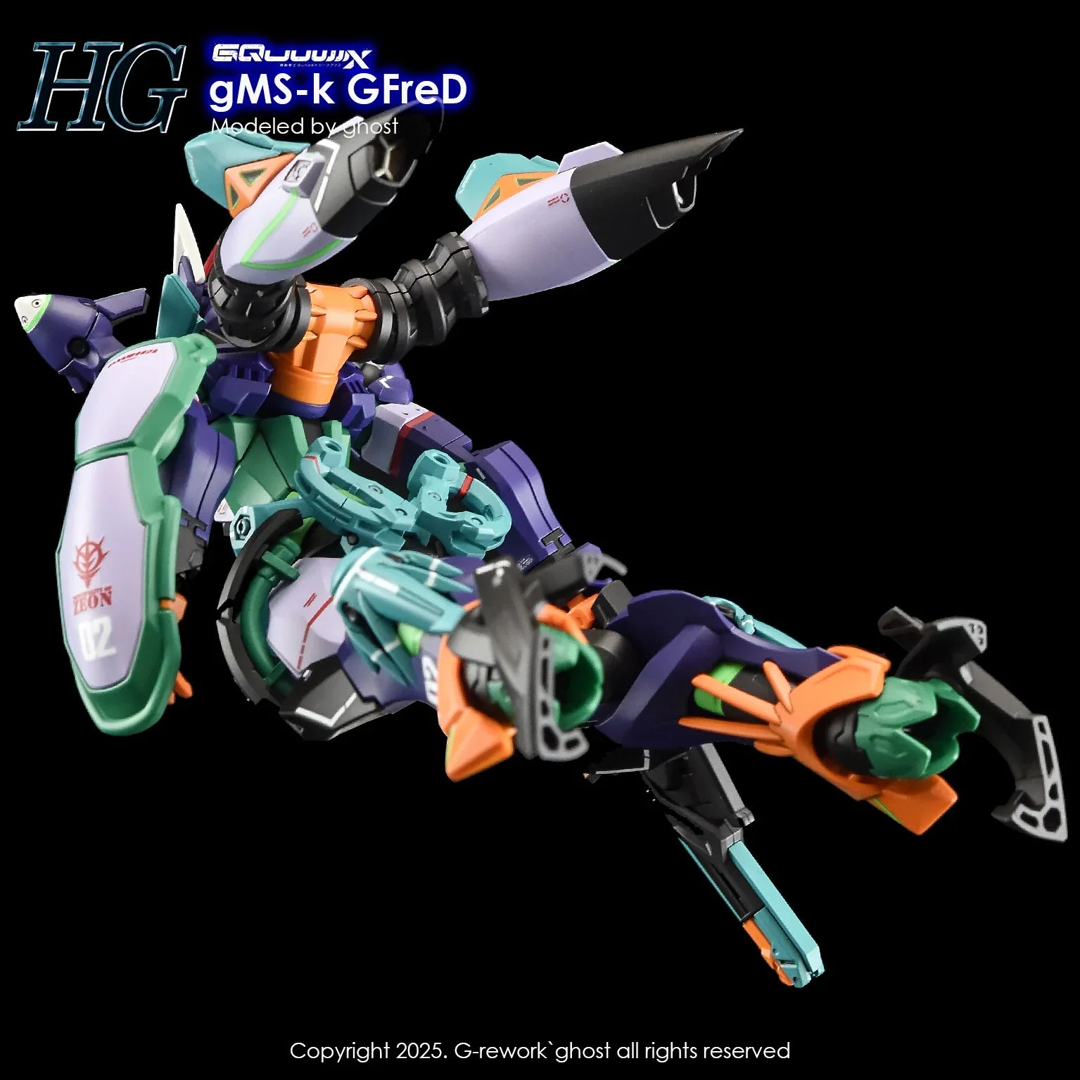G-Rework Water Decal For HGGQX GFreD - A-Z Toy Hobby