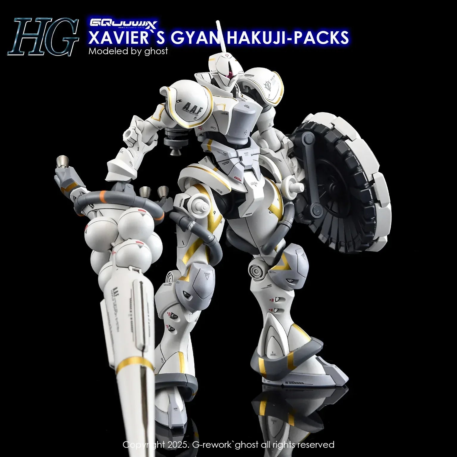G-Rework Water Decal For HGGQX Xavier's Gyan Hakuji Packs - A-Z Toy Hobby