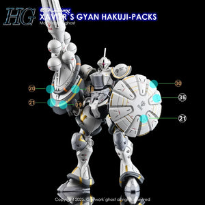 G-Rework Water Decal For HGGQX Xavier's Gyan Hakuji Packs - A-Z Toy Hobby