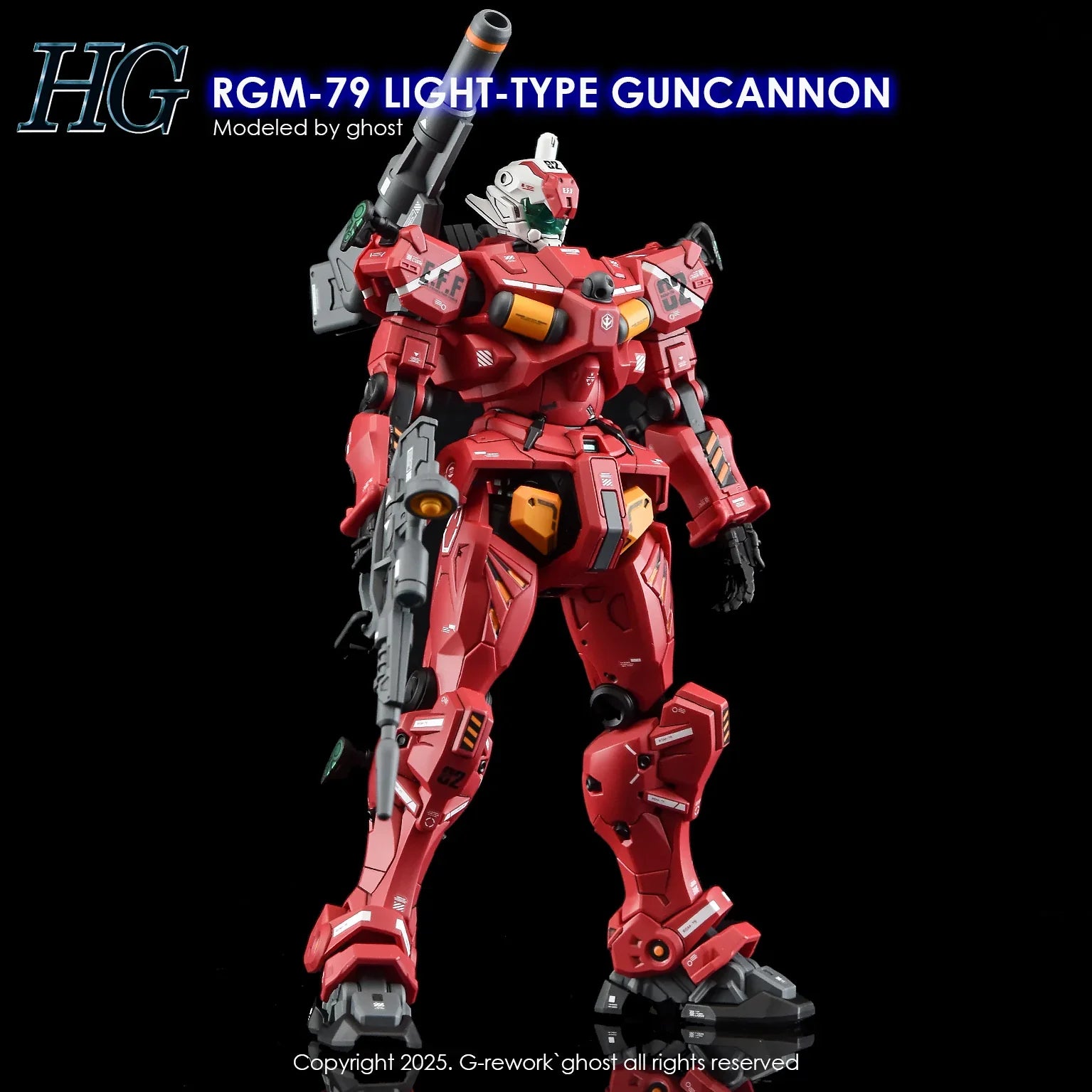 G-Rework Water Decal For HGGQX Light-Type Guncannon - A-Z Toy Hobby