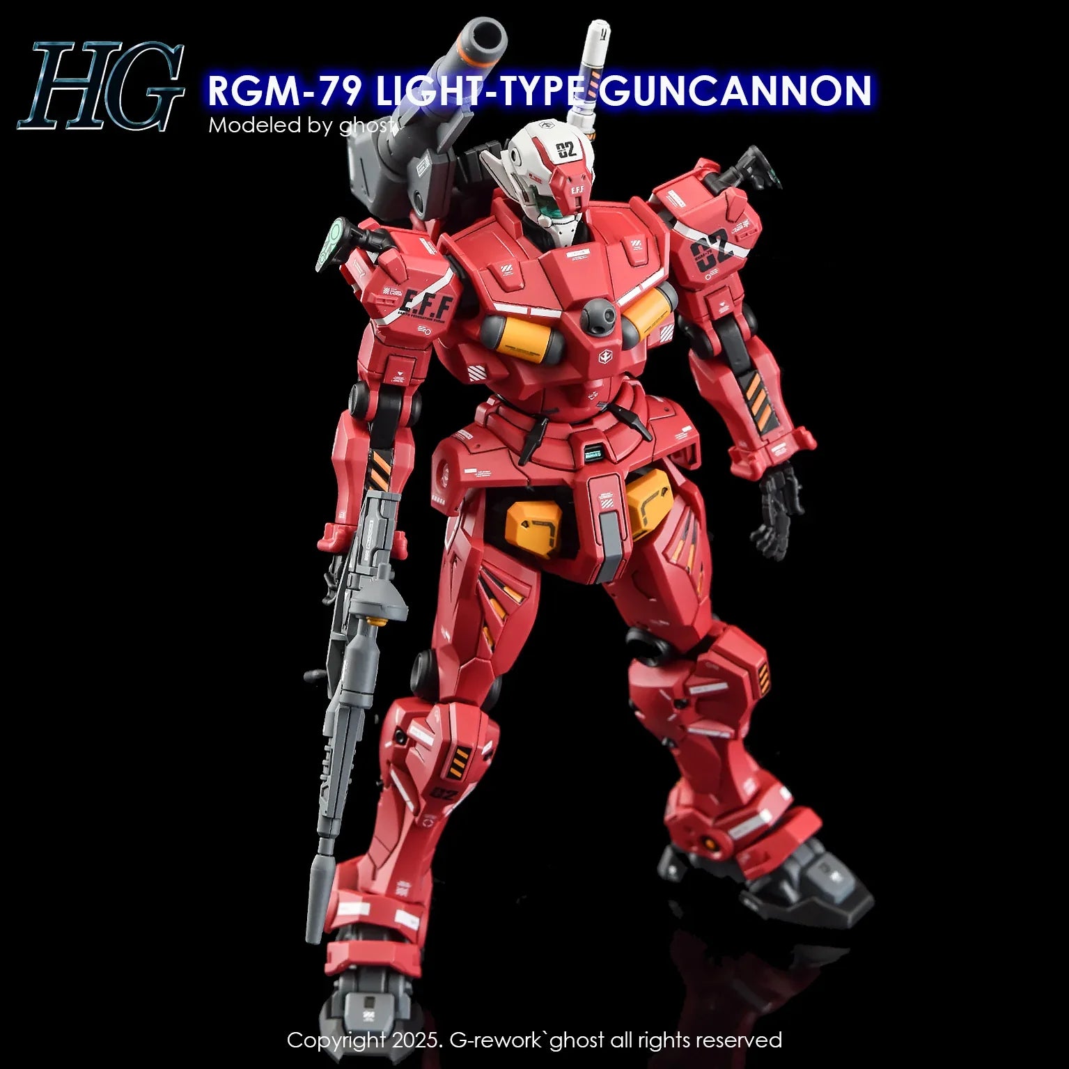 G-Rework Water Decal For HGGQX Light-Type Guncannon - A-Z Toy Hobby