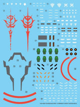 G-Rework Water Decal For HGGQX Red Gundam - A-Z Toy Hobby