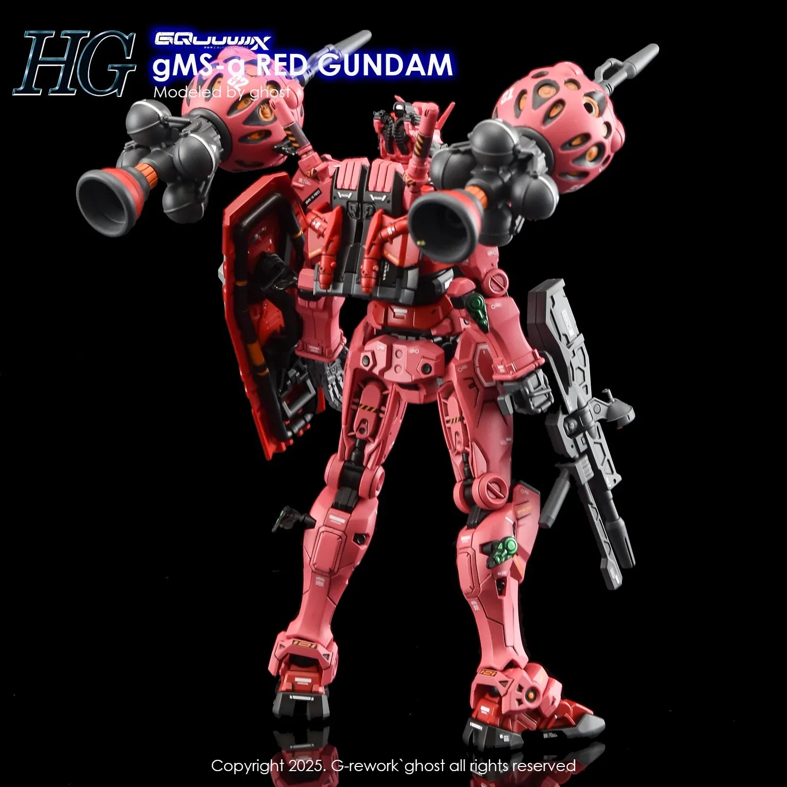 G-Rework Water Decal For HGGQX Red Gundam - A-Z Toy Hobby
