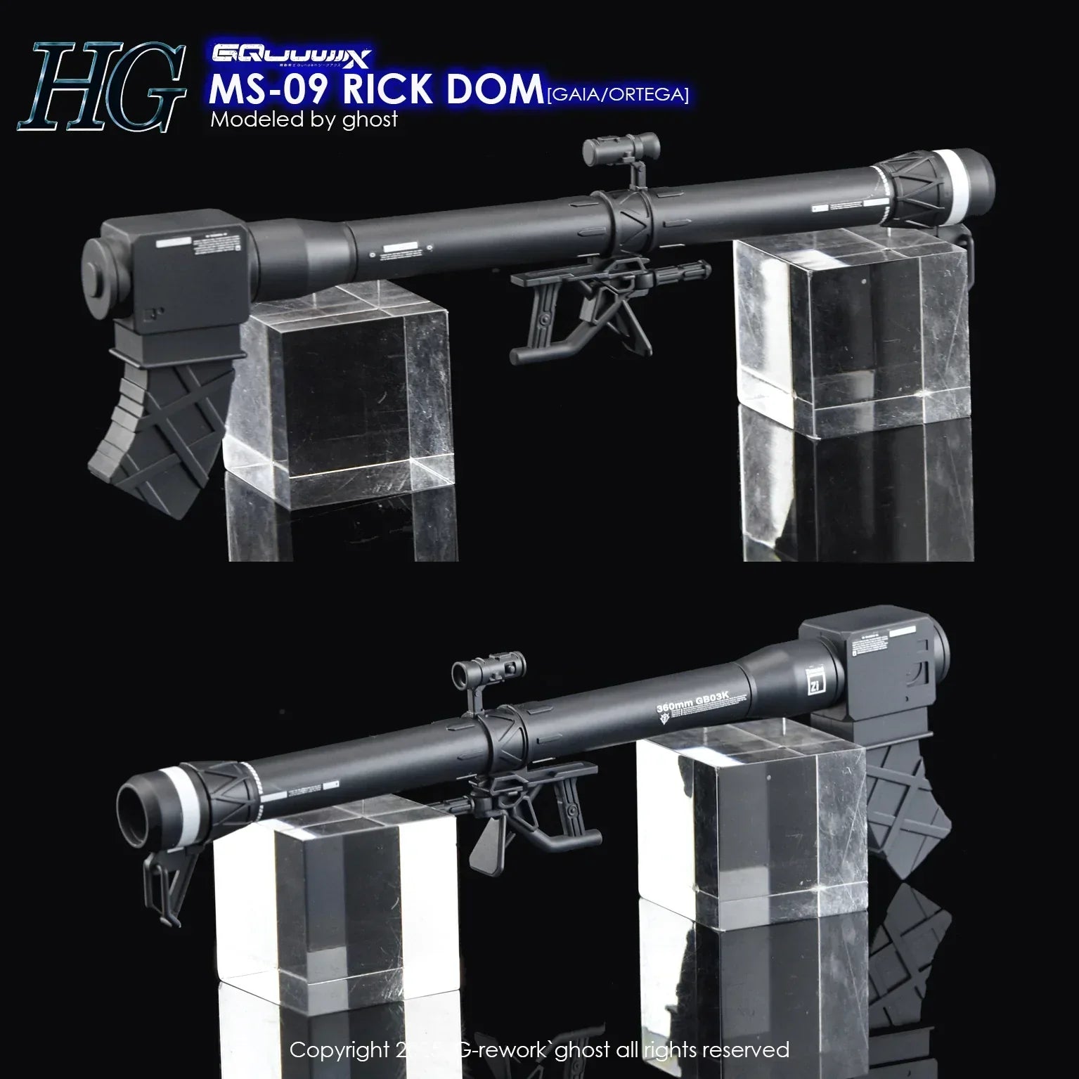 G-Rework Water Decal For HG Rick Dom (GQ) - A-Z Toy Hobby
