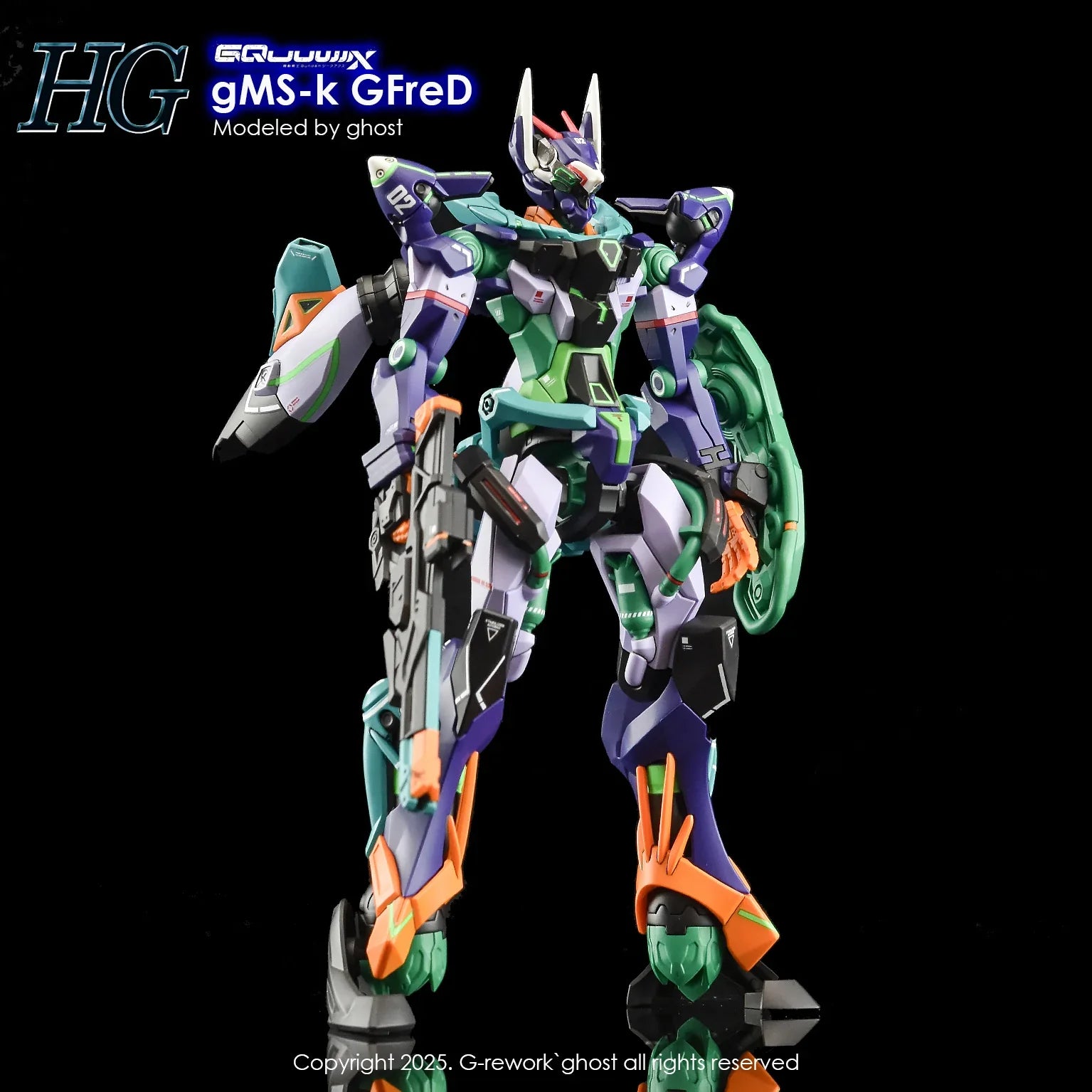 G-Rework Water Decal For HGGQX GFreD - A-Z Toy Hobby