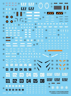 G-Rework Water Decal For HGGQX Light-Type Guncannon - A-Z Toy Hobby