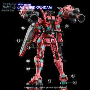 G-Rework Water Decal For HGGQX Red Gundam - A-Z Toy Hobby